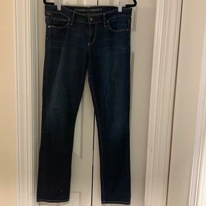 Citizens of Humanity straight leg dark wash jeans size 29
